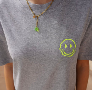 Schakelketting  met neon smiley