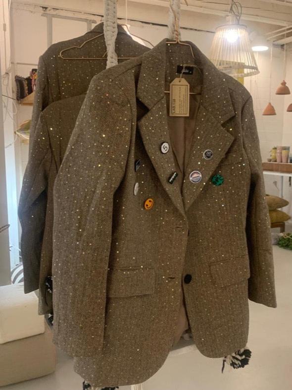 Glitter blazer