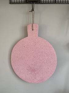 Plank rond Terrazzo Roze